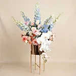 Beautiful Pastel Flowers Stand