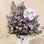 Birthday Flower with Boss Perfume for Him