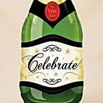 Bubble Celebrations Wine Bottle Balloon 39 Inch