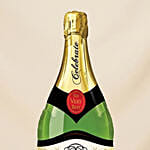 Bubble Celebrations Wine Bottle Balloon 39 Inch