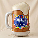 Cheers birthday Beer Balloon 26 Inch