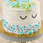 Cute Unicorn Vanilla Cake