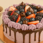 Delicious Chocolate Berry Cream Cake