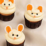 Easter Hoping Chocolate Cupcakes