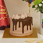 Fresh Roses with Printed Mug & Birthday Celebration Gift Set