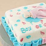Gender Reveal Celebration Cake Pink Sponge