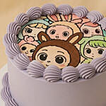 Labubu Collection Birthday Chocolate Cake