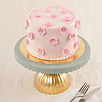 Pink Flowers Celebration Cake Rose Lychee
