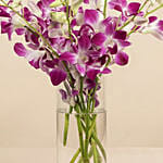Pink Orchids in a Vase
