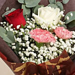 Rosy Carnation Delight Bouquet