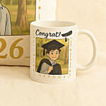 Personalise Your Ghibli Graduation Gift Set Mug And Cushion