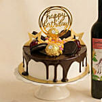 Birthday Cake & wine