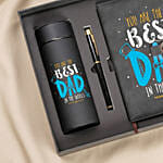 Water Bottle and Diary Bundle for Dad