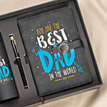 Water Bottle and Diary Bundle for Dad