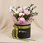 5 Pink & White Peonies Arrangement