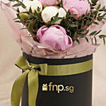 5 Pink & White Peonies Arrangement