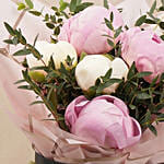 5 Pink & White Peonies Arrangement