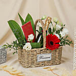 Moet Flowers and Chocolate Basket