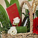 Moet Flowers and Chocolate Basket