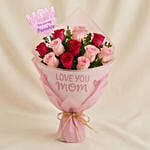 Mothers Love Rose Hand Bouquet