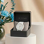 Azure Floral Harmony & Titan Edge Ceramic Watch Set