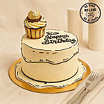 Comical Treat Birthday Chocolate Cake