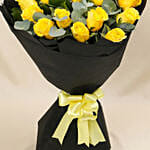 20 Yellow Roses Bouquet