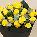 20 Yellow Roses Bouquet