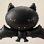 Black Bat Foil Balloon 32 x 20 inch