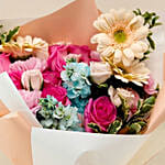 Bright And Graceful Mixed Flowers Bouquet