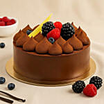 Chocolate Truffle Cream Cake- 6 Inches