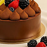 Chocolate Truffle Cream Cake- 6 Inches
