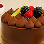Chocolate Truffle Cream Cake- 6 Inches