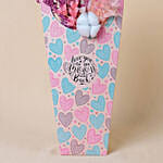 Dry Flowers Sleeve Bag for Valentine