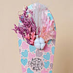 Dry Flowers Sleeve Bag for Valentine