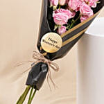 Happy Women's Day Spray Rose Bouquet