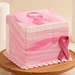 Pink Ribbon Designer Cake