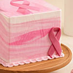 Pink Ribbon Designer Cake