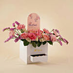 Pink Floral Gift for Mom with Sweet Surprises