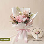 2 in 1 Pink Hydrangea & Rose Bouquet with Hidden Vase