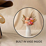 2 in 1 Rose & Carnation Bouquet with Hidden Vase