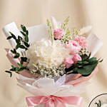 2 in 1 Everlasting Rose & Austin Bouquet with Hidden Vase