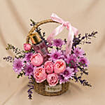 Victoria Secret Body Mist And Flowers Basket