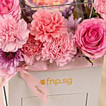 Mothers Day Flowers & Cake Combo Box