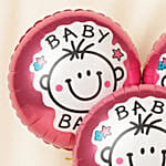 Bouquet of 3 Its Girl Balloon