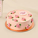 Mothers Day Personalised flower vase with Cake