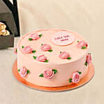 Premium Purple Tulip & Rose Hut Box with Chocolates & Cake