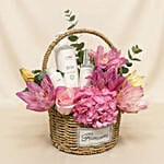 Body Care And Flowers Basket