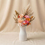 2 in 1 Rose & Carnation Bouquet with Hidden Vase