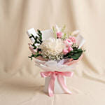 2 in 1 Everlasting Rose & Austin Bouquet with Hidden Vase
